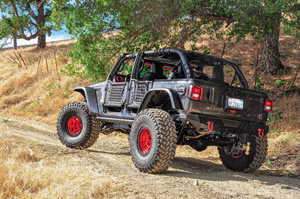 Jeep Wrangler with Black Rhino Reno Beadlock